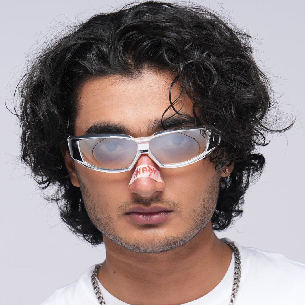 TECHNO BENDER GLASSES SILVER