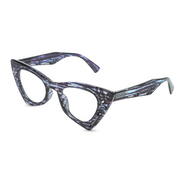 Velora Eyewear Turquoise-Black Textured
