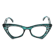 Velora Eyewear Blue-Black Textured