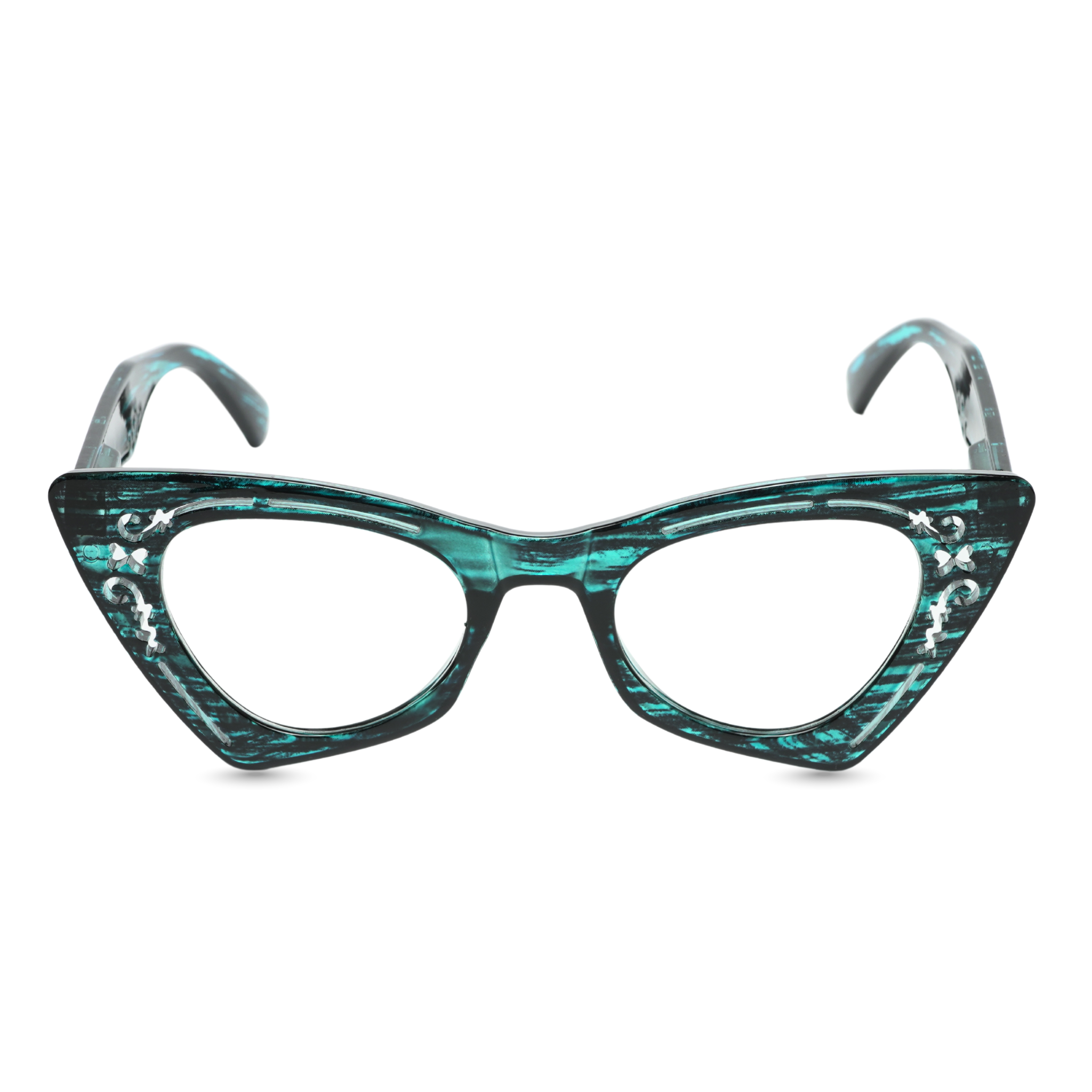 Velora Eyewear Blue-Black Textured