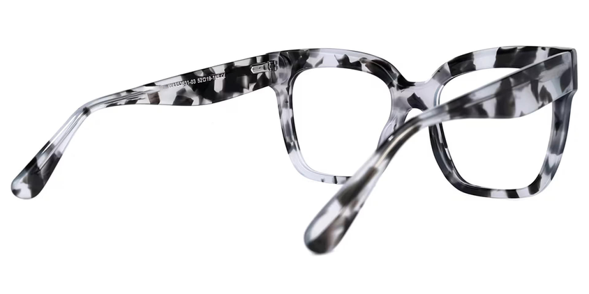 Ellery Acetate Eyewear [Grey Marble]