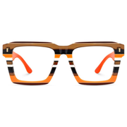 Nolan Acetate Eyewear [Orange Stripes]