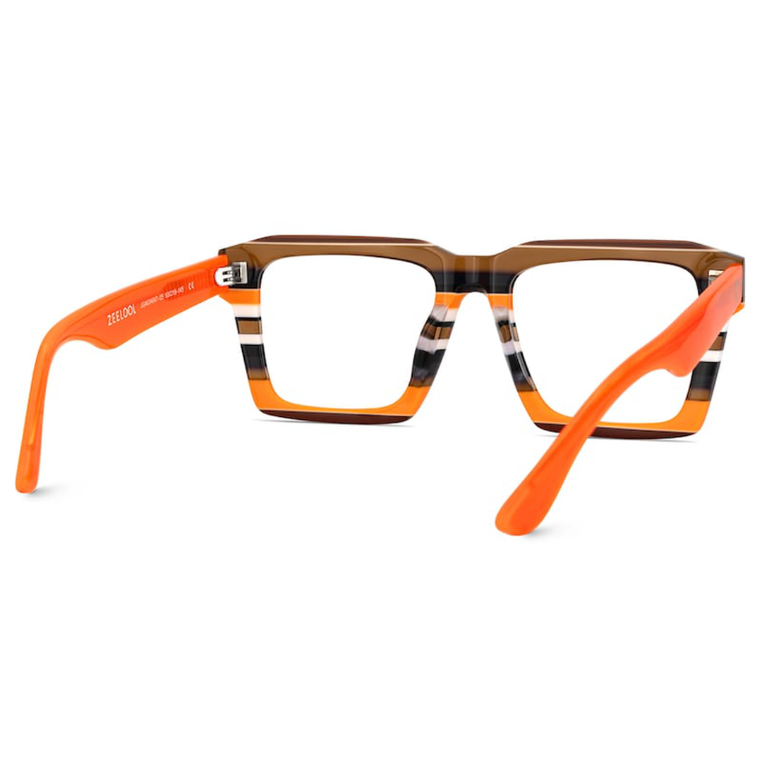 Nolan Acetate Eyewear [Orange Stripes]