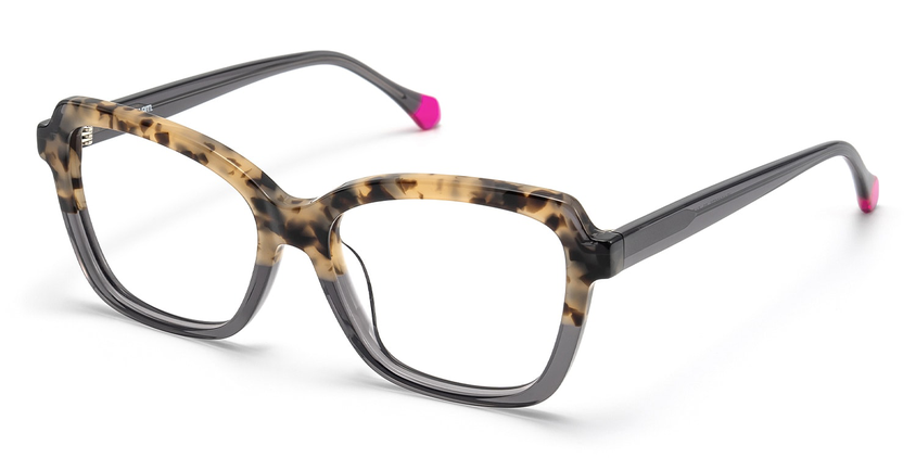 Riviera Acetate Eyewear [Grey Leopard]