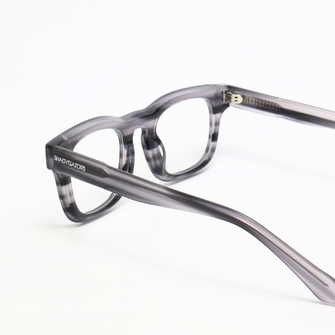 Manchester Acetate Eyewear [Black Grey]