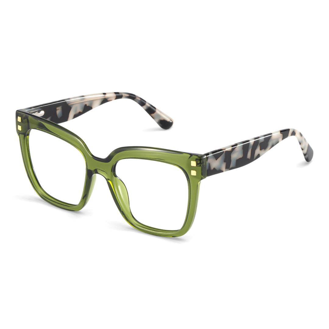 Palm Acetate Eyewear [Leopard Green]