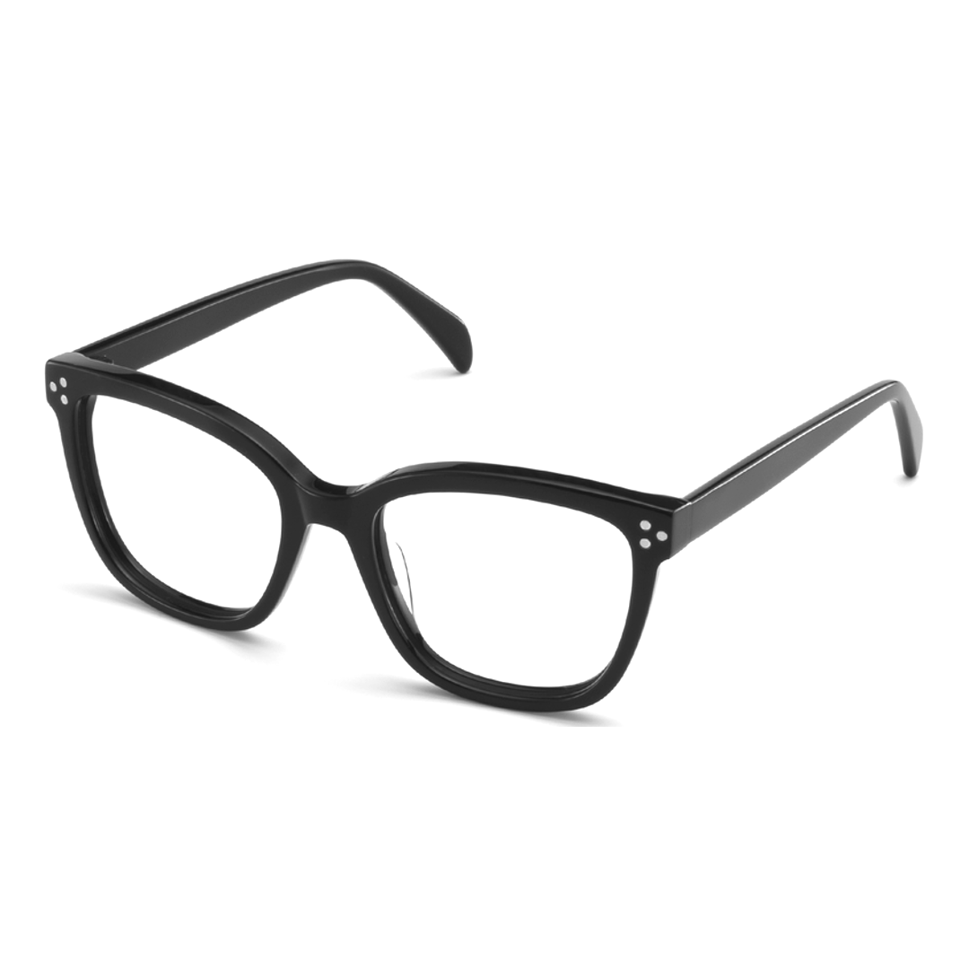 Auburn Acetate Eyewear [Black]