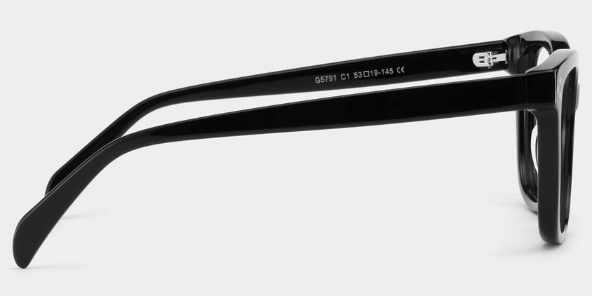 Auburn Acetate Eyewear [Black]