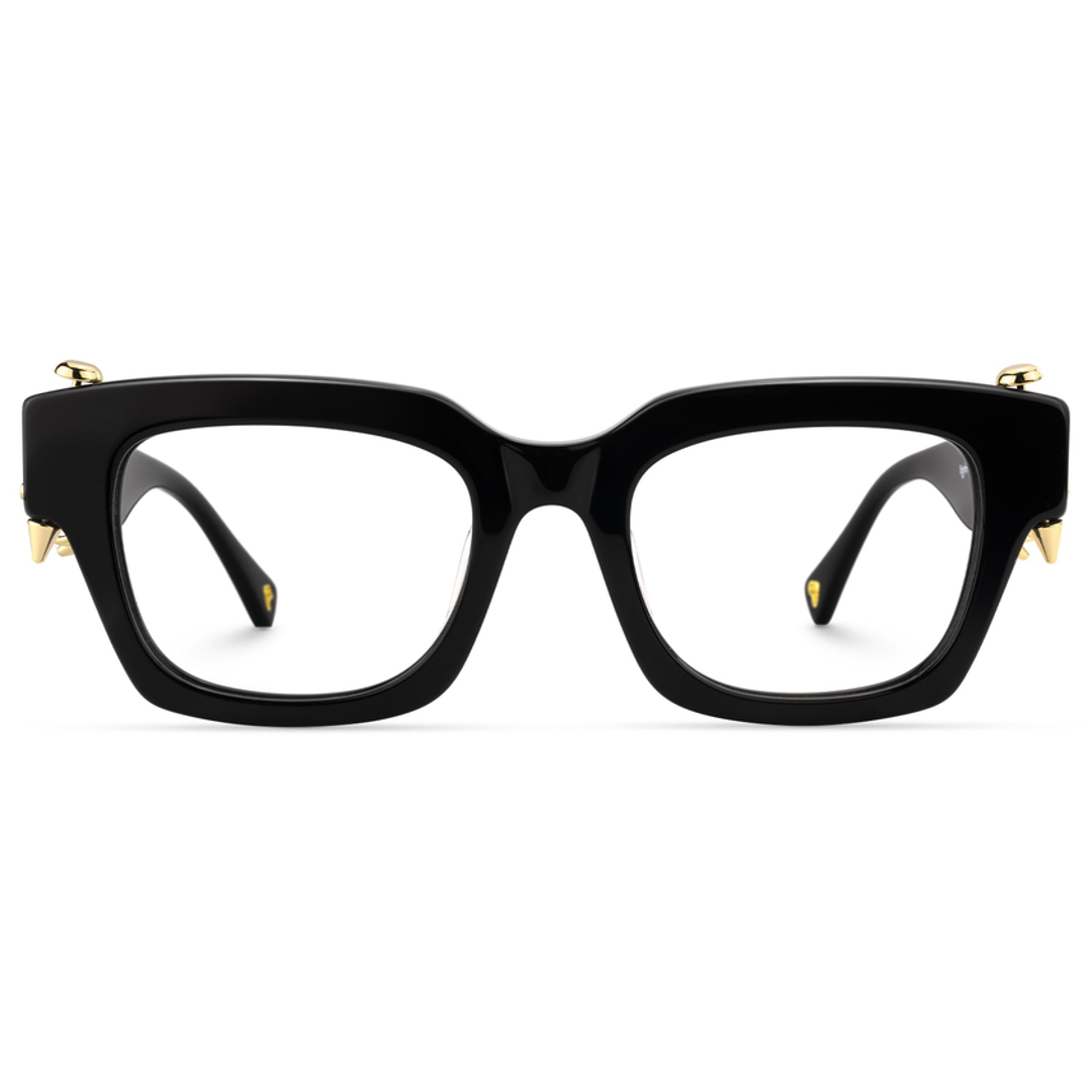 Coral Acetate Eyewear [Black]