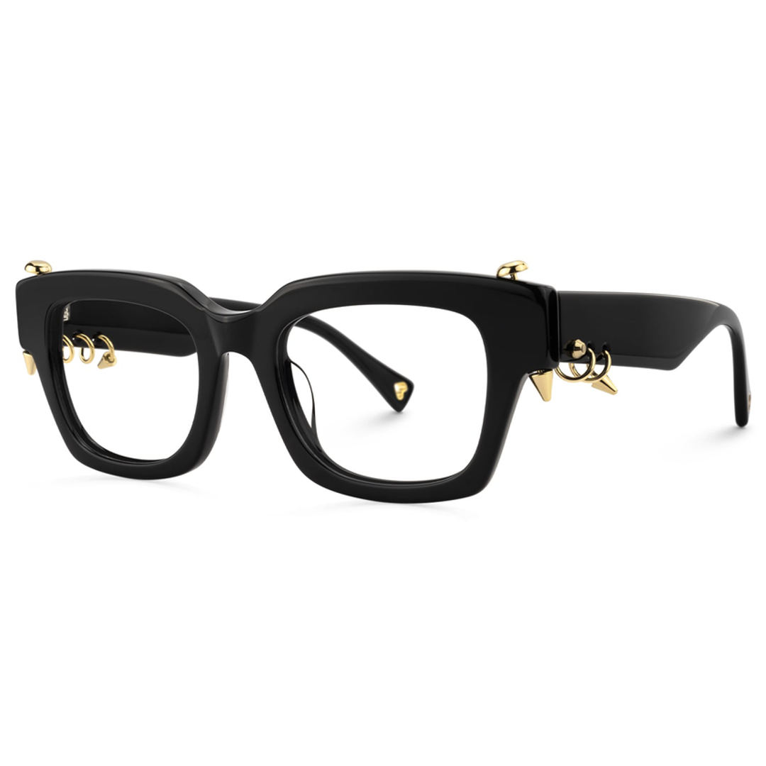 Coral Acetate Eyewear [Black]