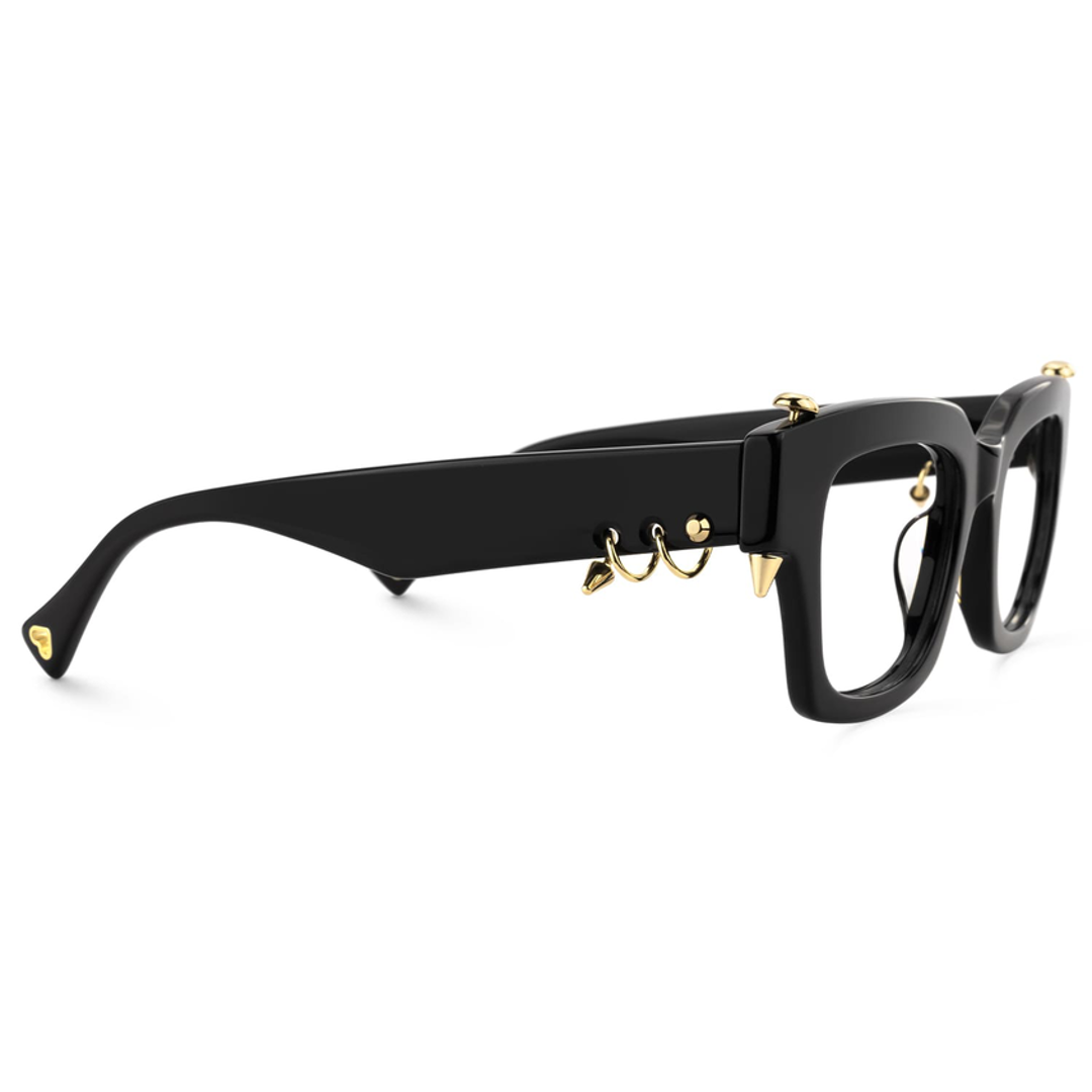 Coral Acetate Eyewear [Black]