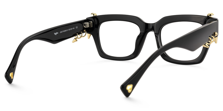 Coral Acetate Eyewear [Black]