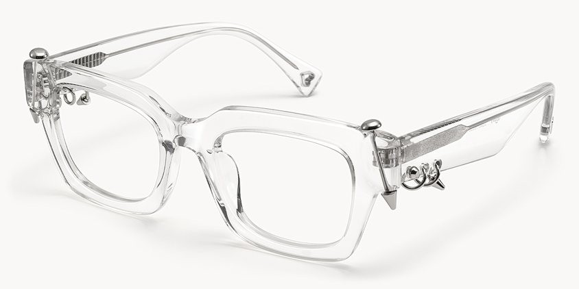 Coral Acetate Eyewear [White]