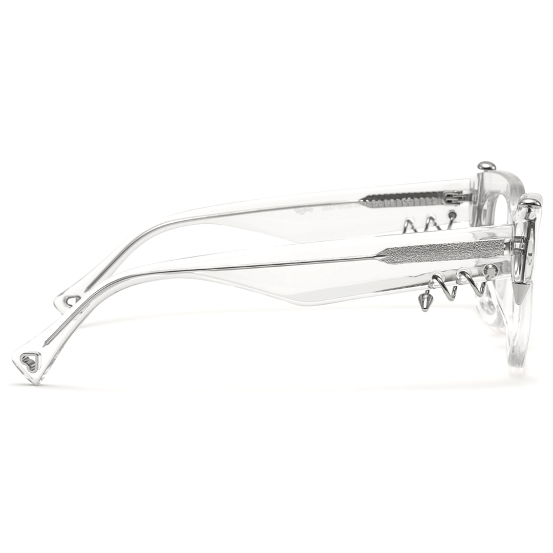Coral Acetate Eyewear [White]