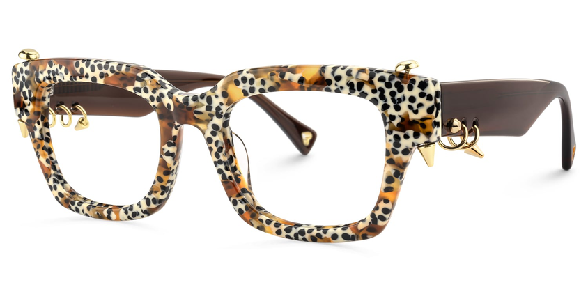 Coral Acetate Eyewear [Leopard]