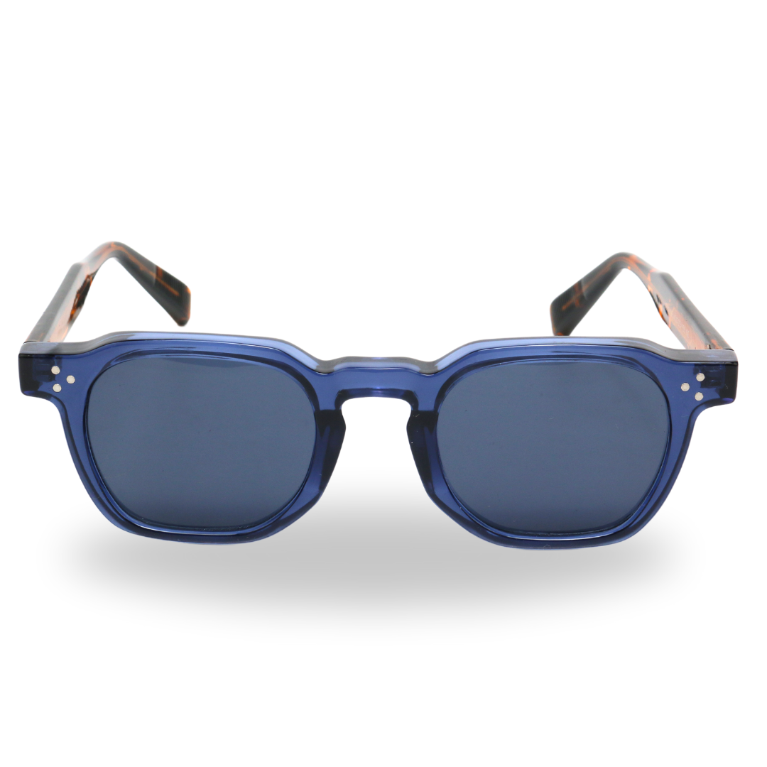 Roger Sunglasses [Blue-Leopard]