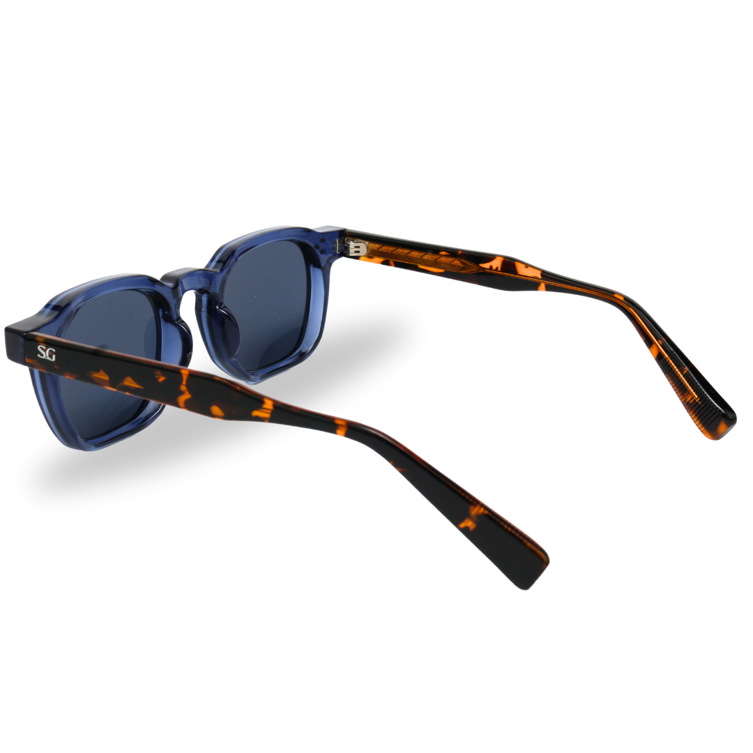 Roger Sunglasses [Blue-Leopard]