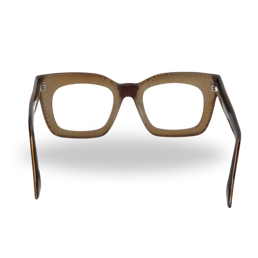 Shredder Acetate Eyewear [Brown]