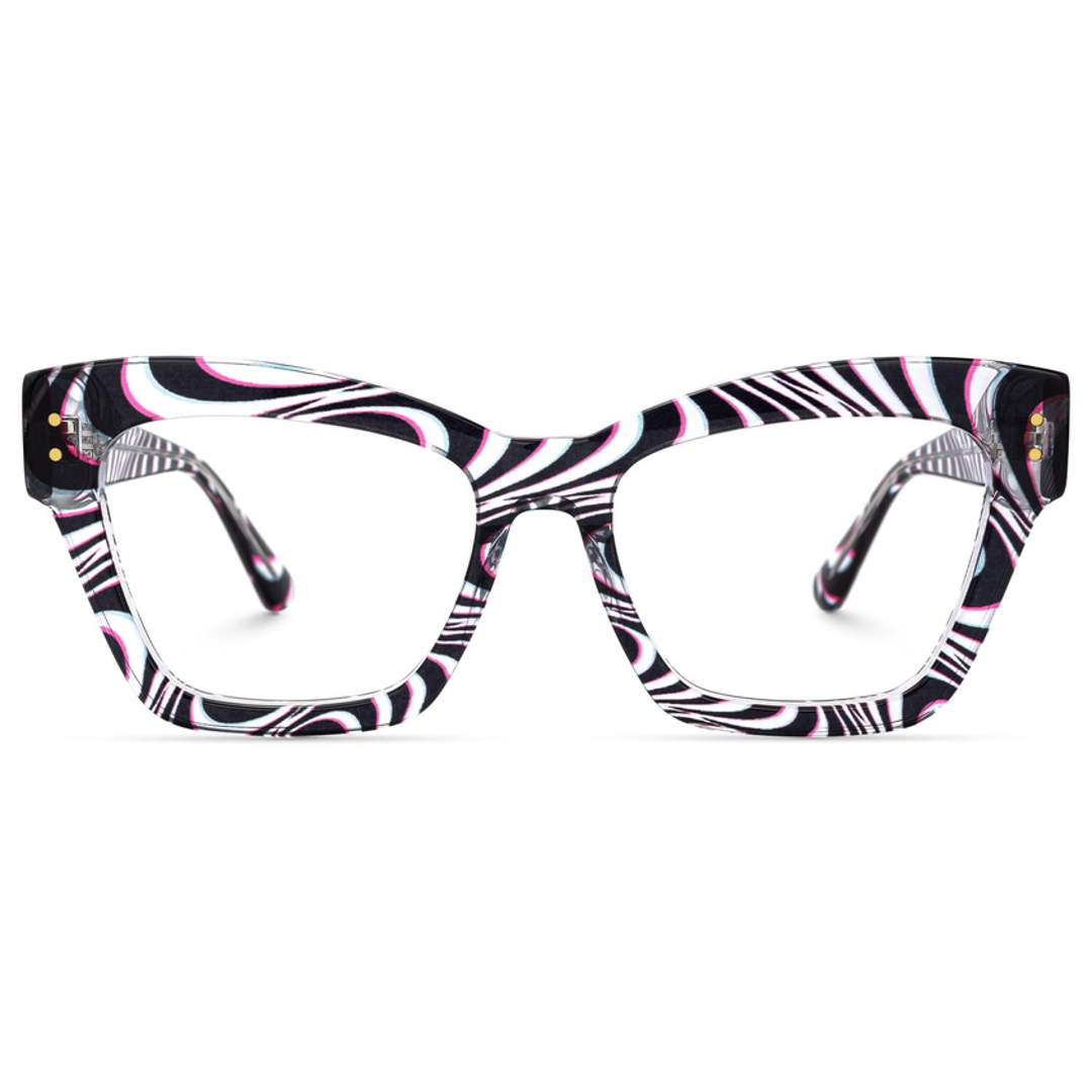 Decode Acetate Eyewear [Zebra Black]
