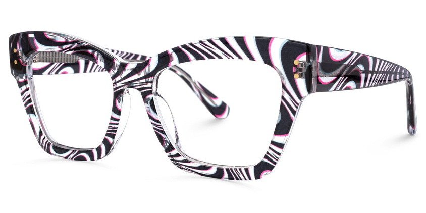 Decode Acetate Eyewear [Zebra Black]