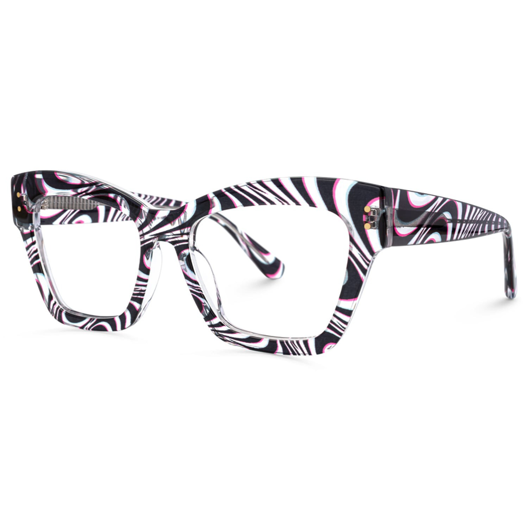 Decode Acetate Eyewear [Zebra Black]