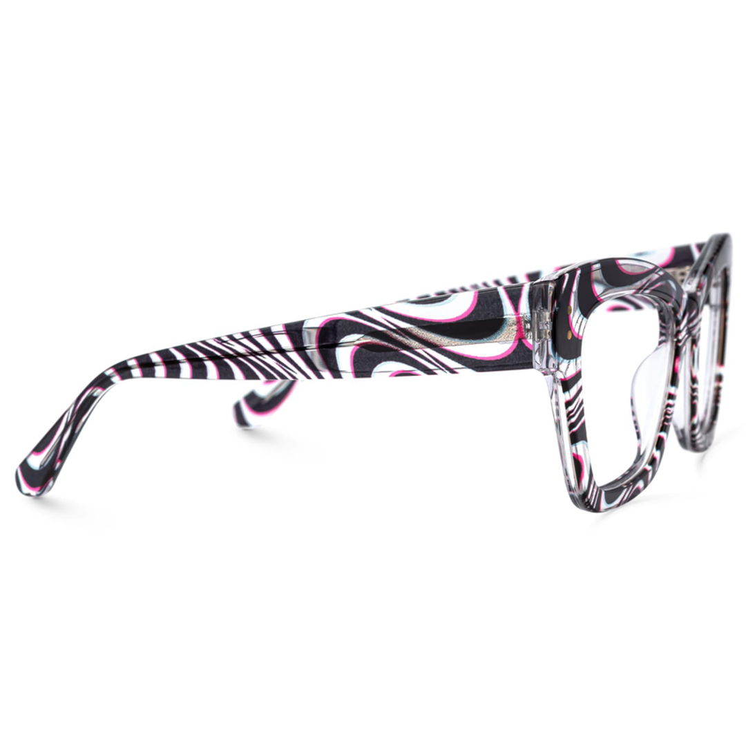Decode Acetate Eyewear [Zebra Black]