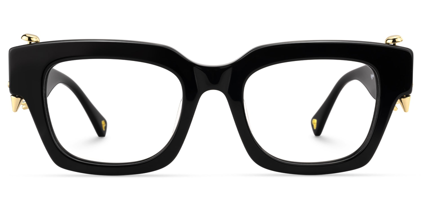 Coral Acetate Eyewear [Black]