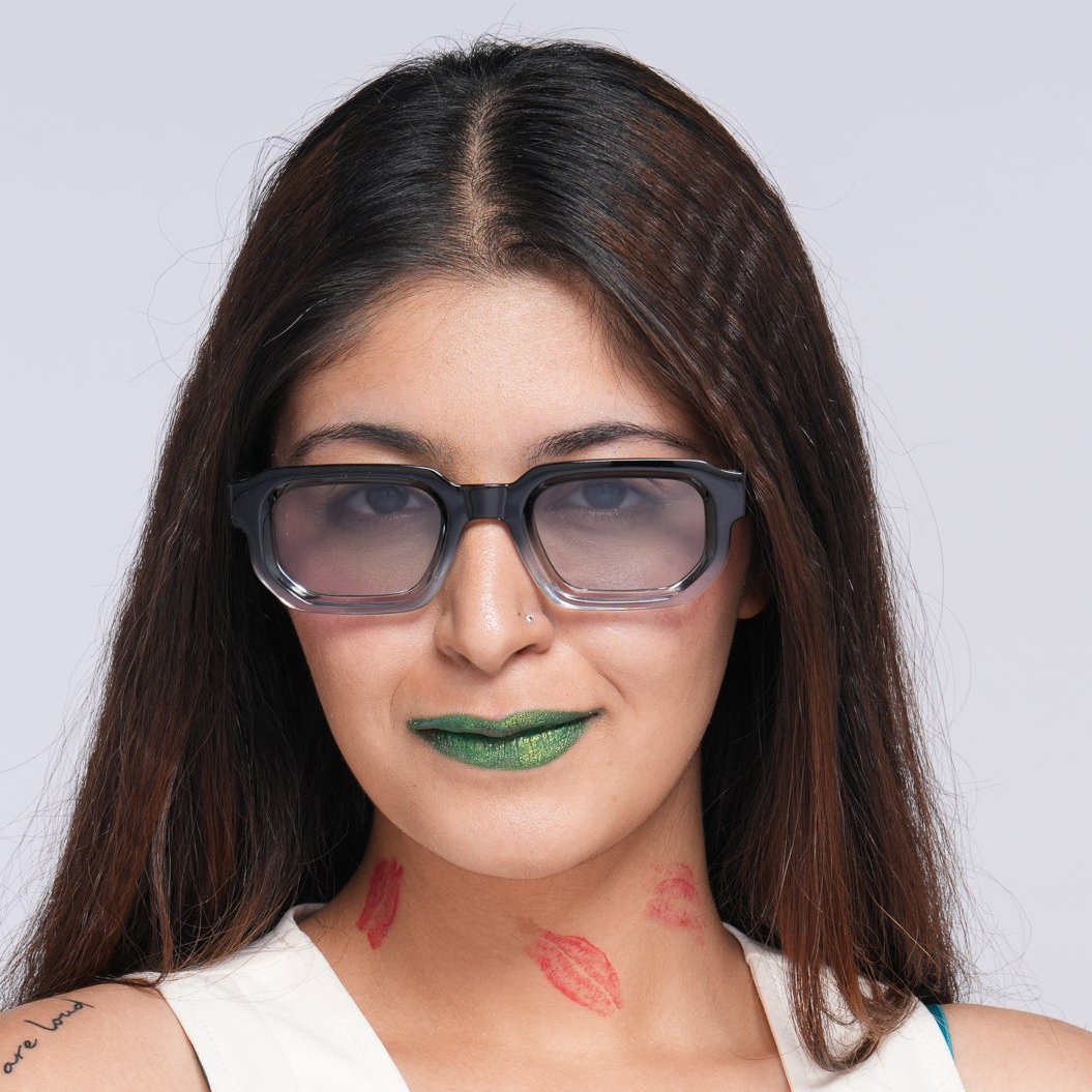 Madrid Sunglasses [Transparent Black]
