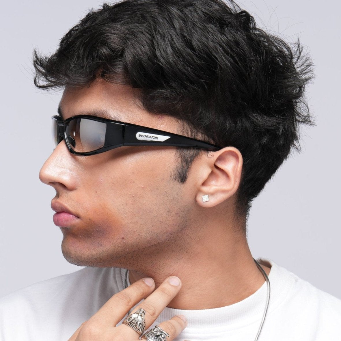 TECHNO BENDER GLASSES [BLACK]