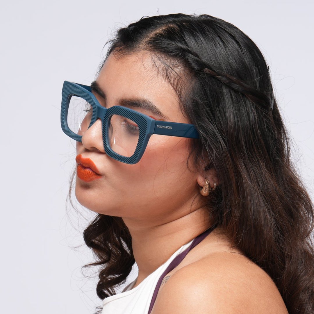 Shredder Acetate Eyewear [Blue]