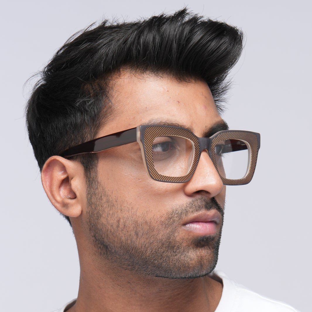 Shredder Acetate Eyewear [Brown]
