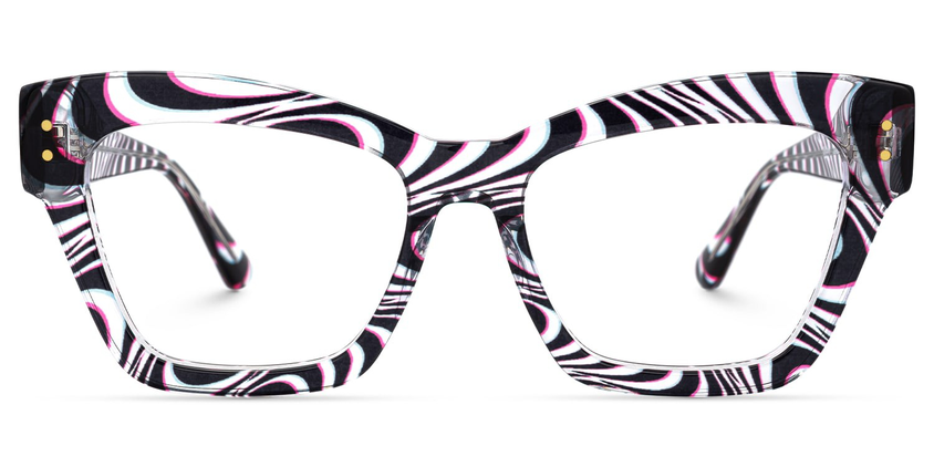 Decode Acetate Eyewear [Zebra Black]
