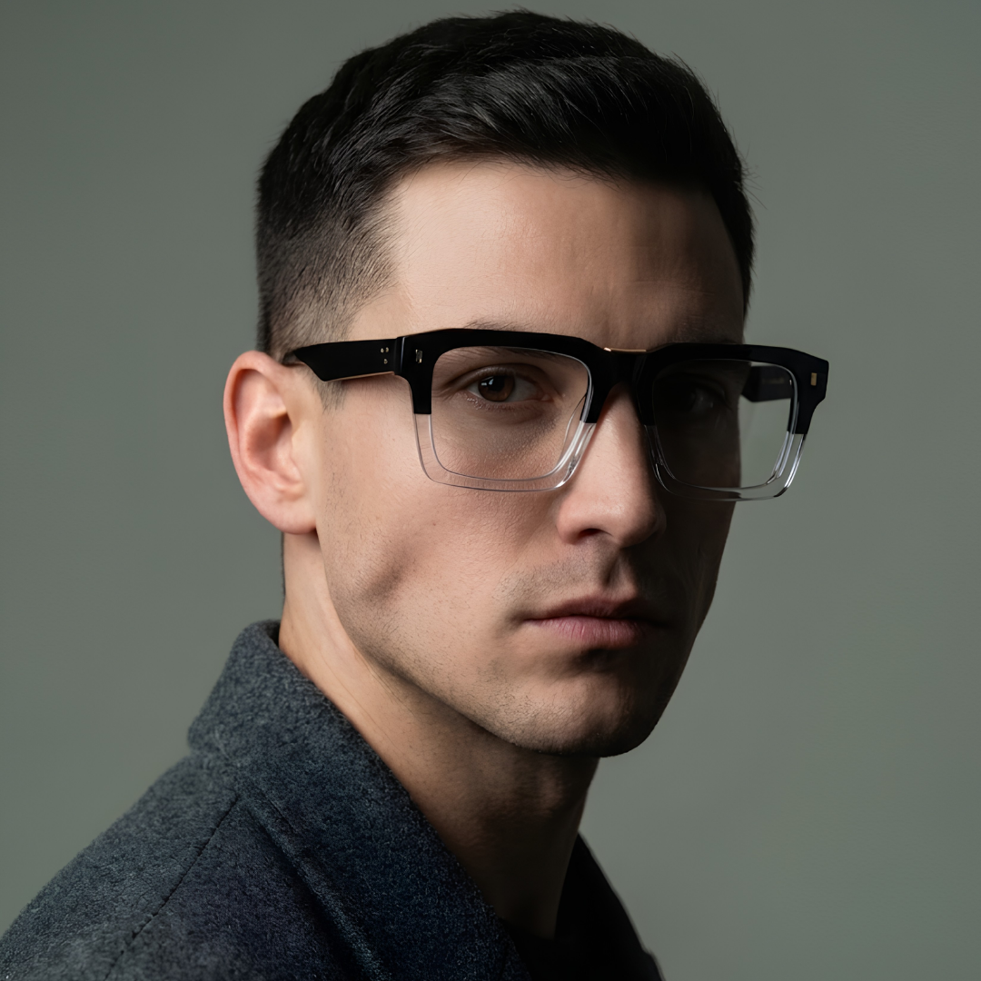 Nolan Acetate Eyewear [Gradient White]