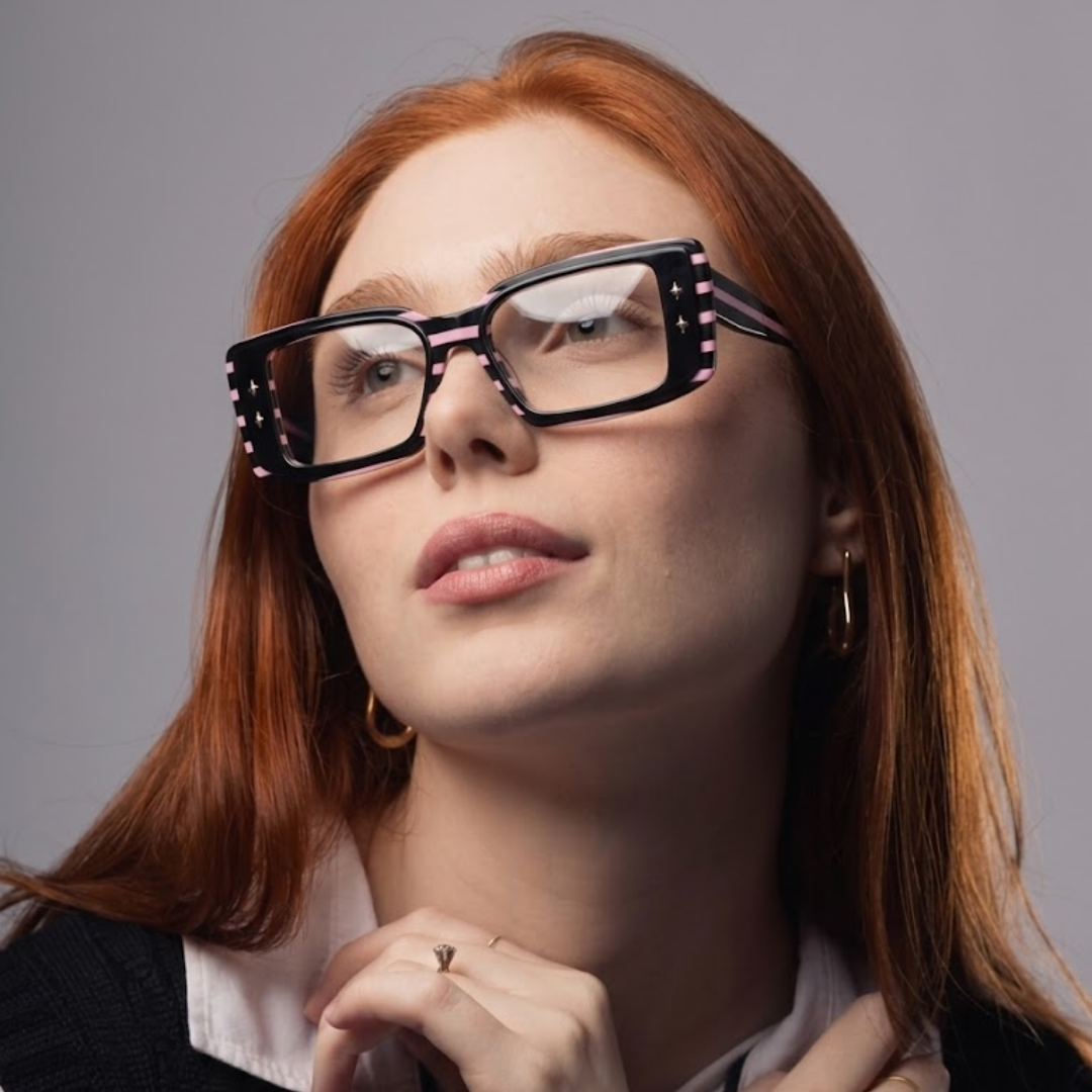 Ellis Acetate Eyewear [Pink]