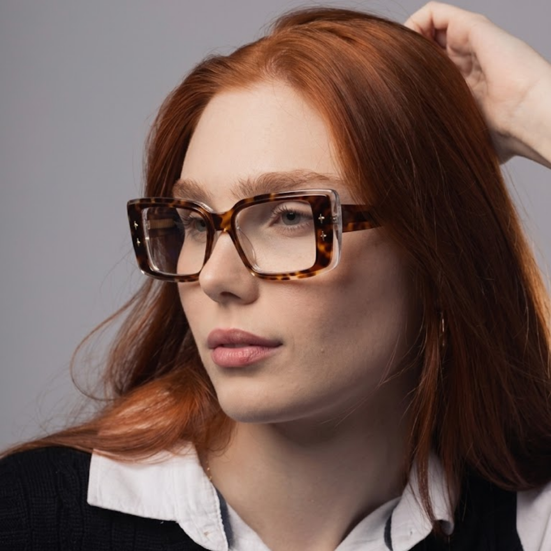 Ellis Acetate Eyewear[Leopard]