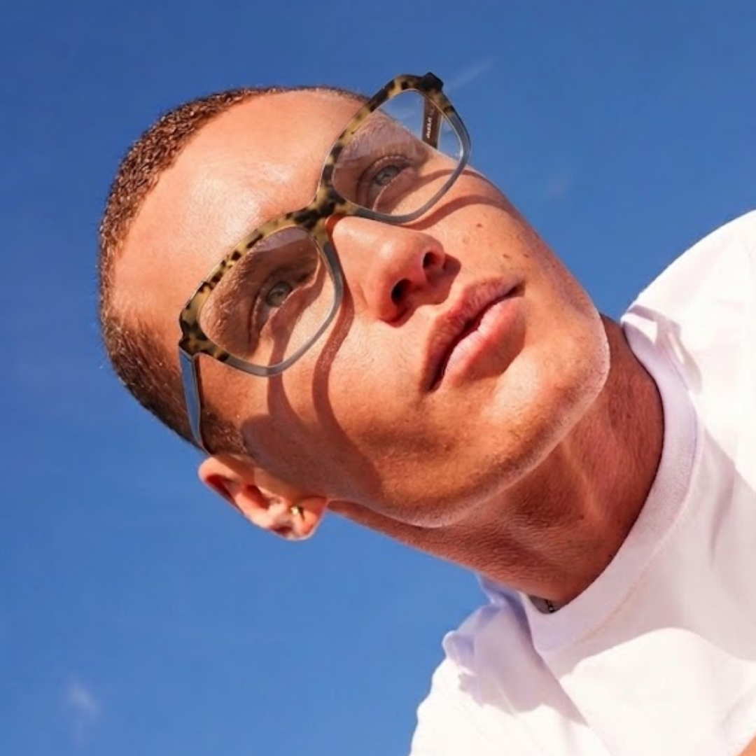 Riviera Acetate Eyewear [Grey Leopard]