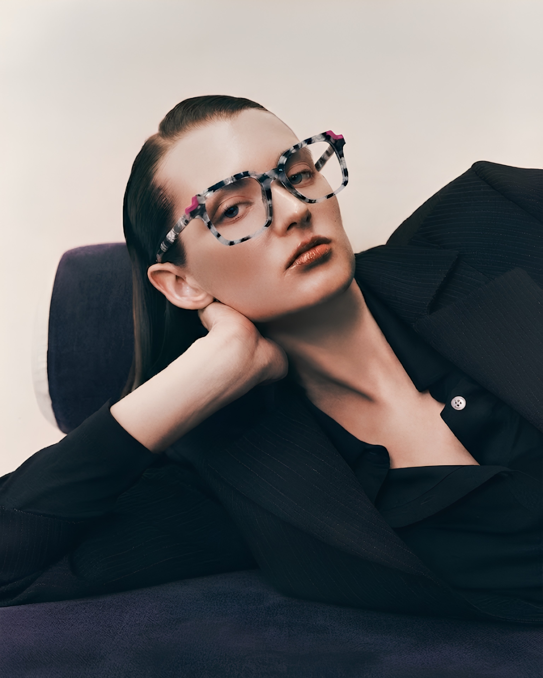 Riviera Acetate Eyewear [Marble]