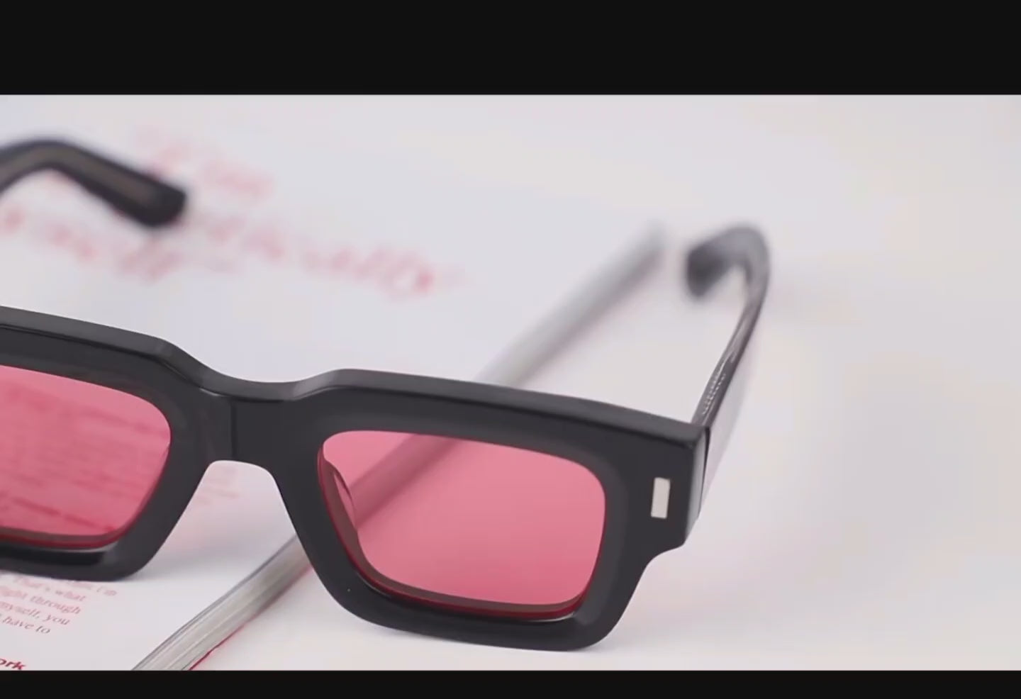 Load video: Plum Acetate Sunglasses