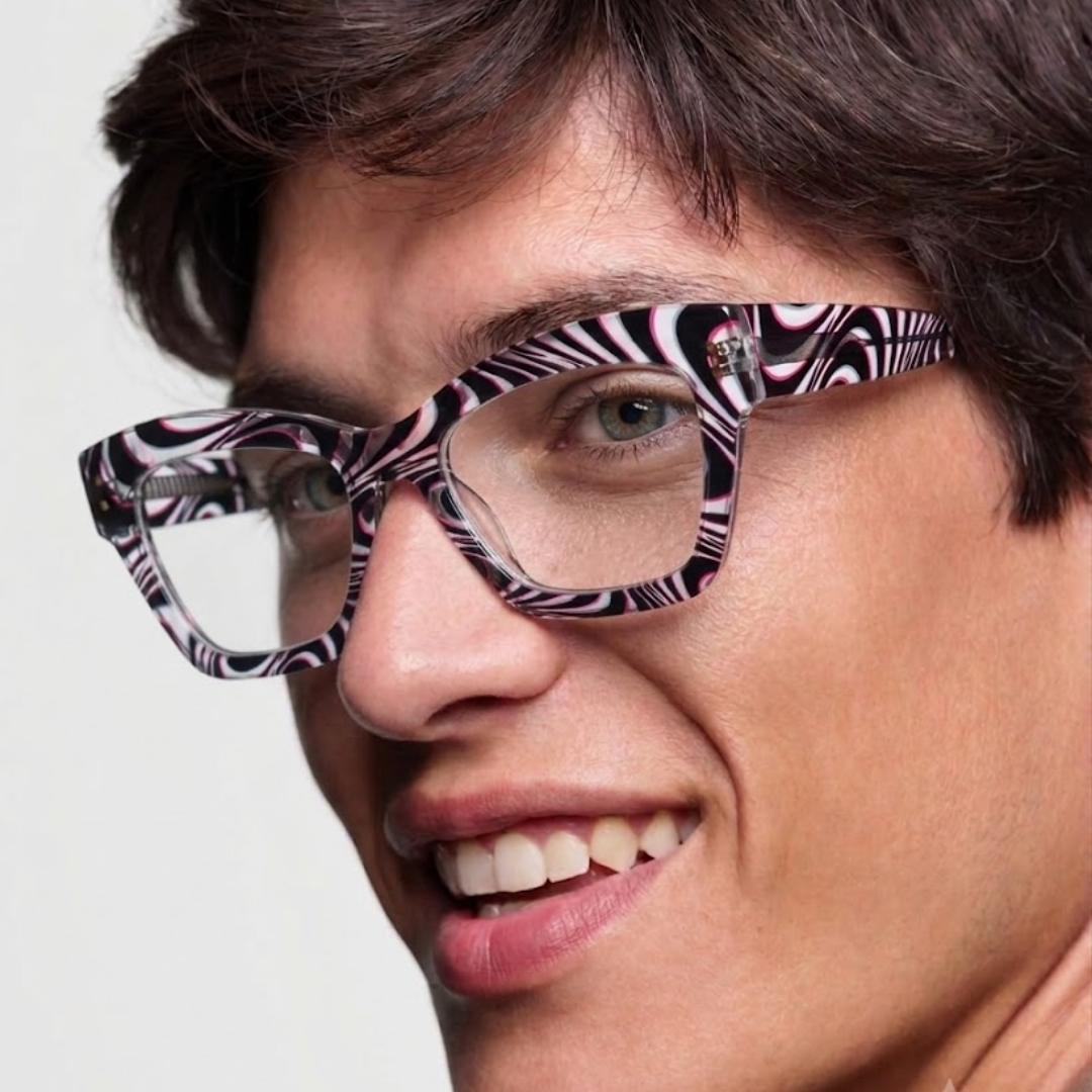 Decode Acetate Eyewear [Zebra Black]