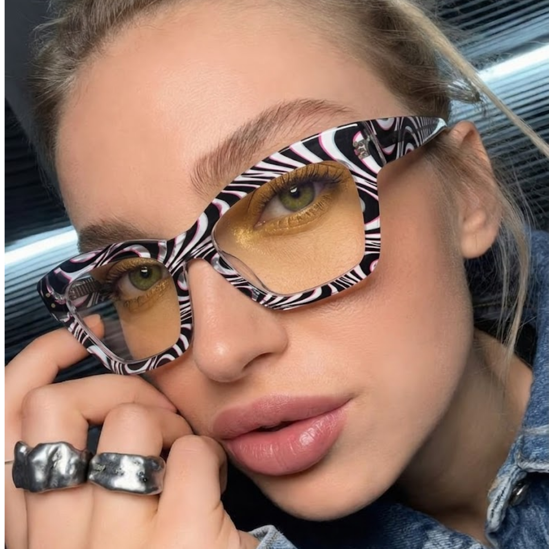 Decode Acetate Eyewear [Zebra Black]
